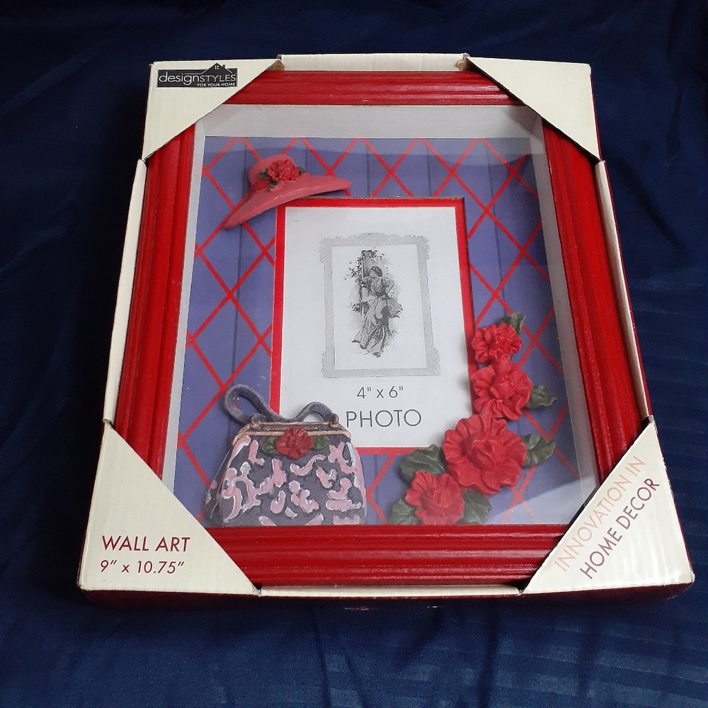 Designstyles Victorian themed Shadow Box decorative Picture Frame Wall Art